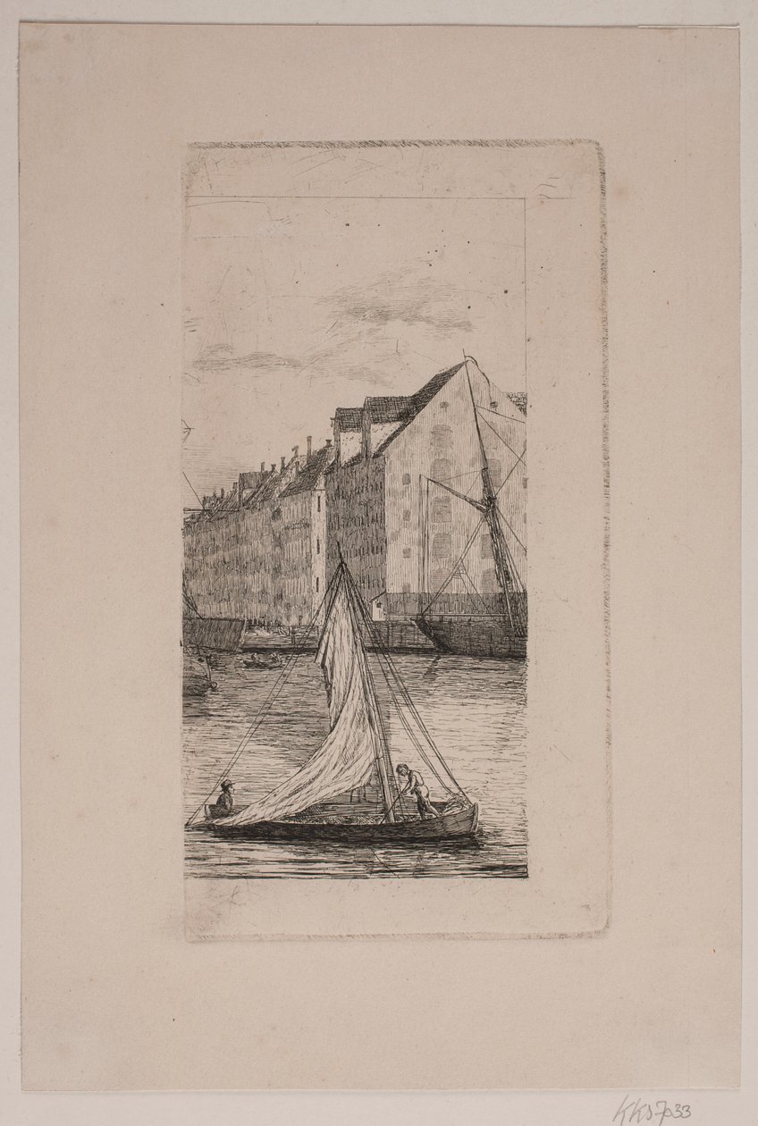 Utenfor Nyhavn Kanal av Vilhelm Kyhn