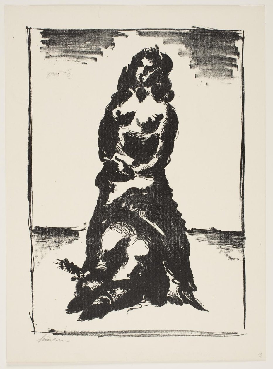 Ark fra "Klingens Kunstnermappe nr. 2" av Vilhelm Lundstrøm