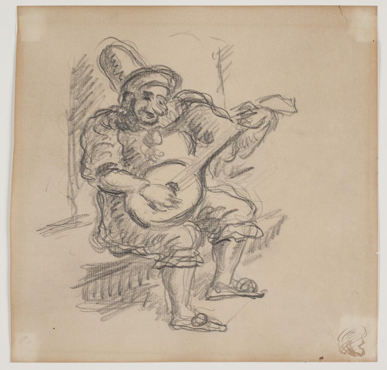Lute som spiller klovn av Vilhelm Lundstrøm
