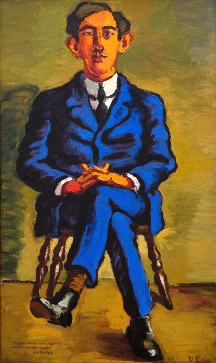 Portrett av poeten Emil Bønnelycke av Vilhelm Lundstrøm