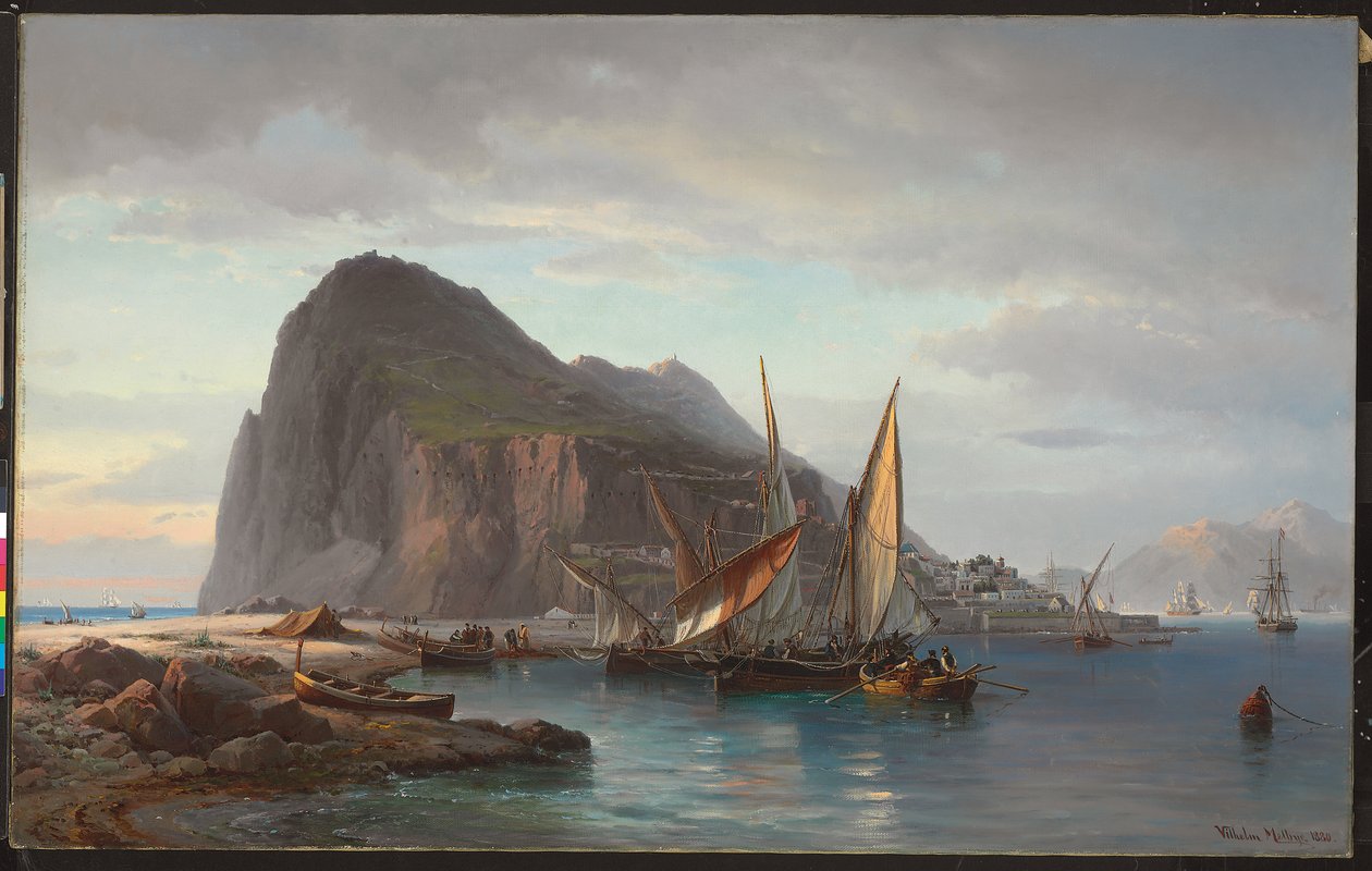Frakt fra Gibraltar, 1880 av Vilhelm Melbye