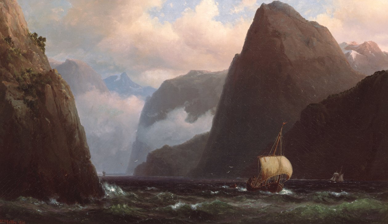 Skåla, Romsdalsfjord av Vilhelm Melbye