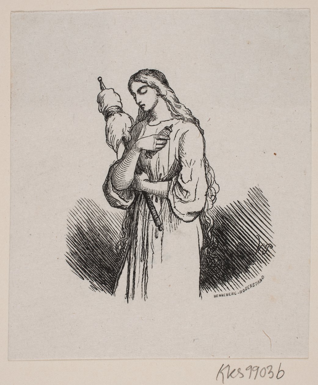 Illustrasjon til HC Andersens eventyr og fortellinger av Vilhelm Pedersen