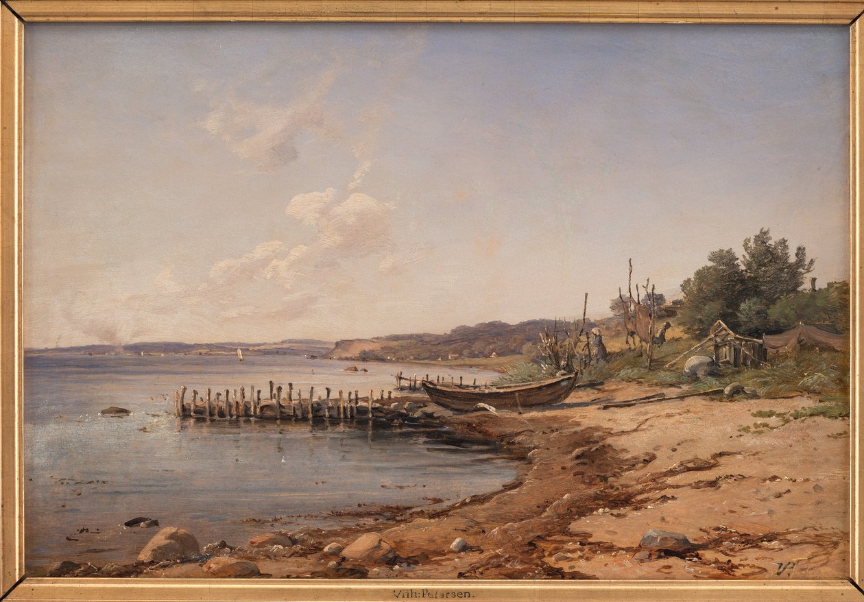 En strand ved sundet av Vilhelm Petersen