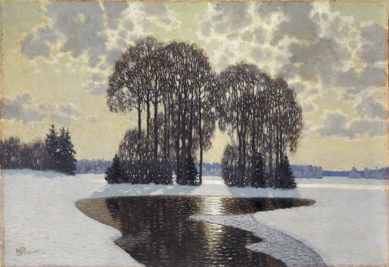 Vinter, ca. 1910 av Vilhelms Purvitis