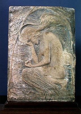 The Pain, ca. 1893 (kalkstein) av Ville Vallgren