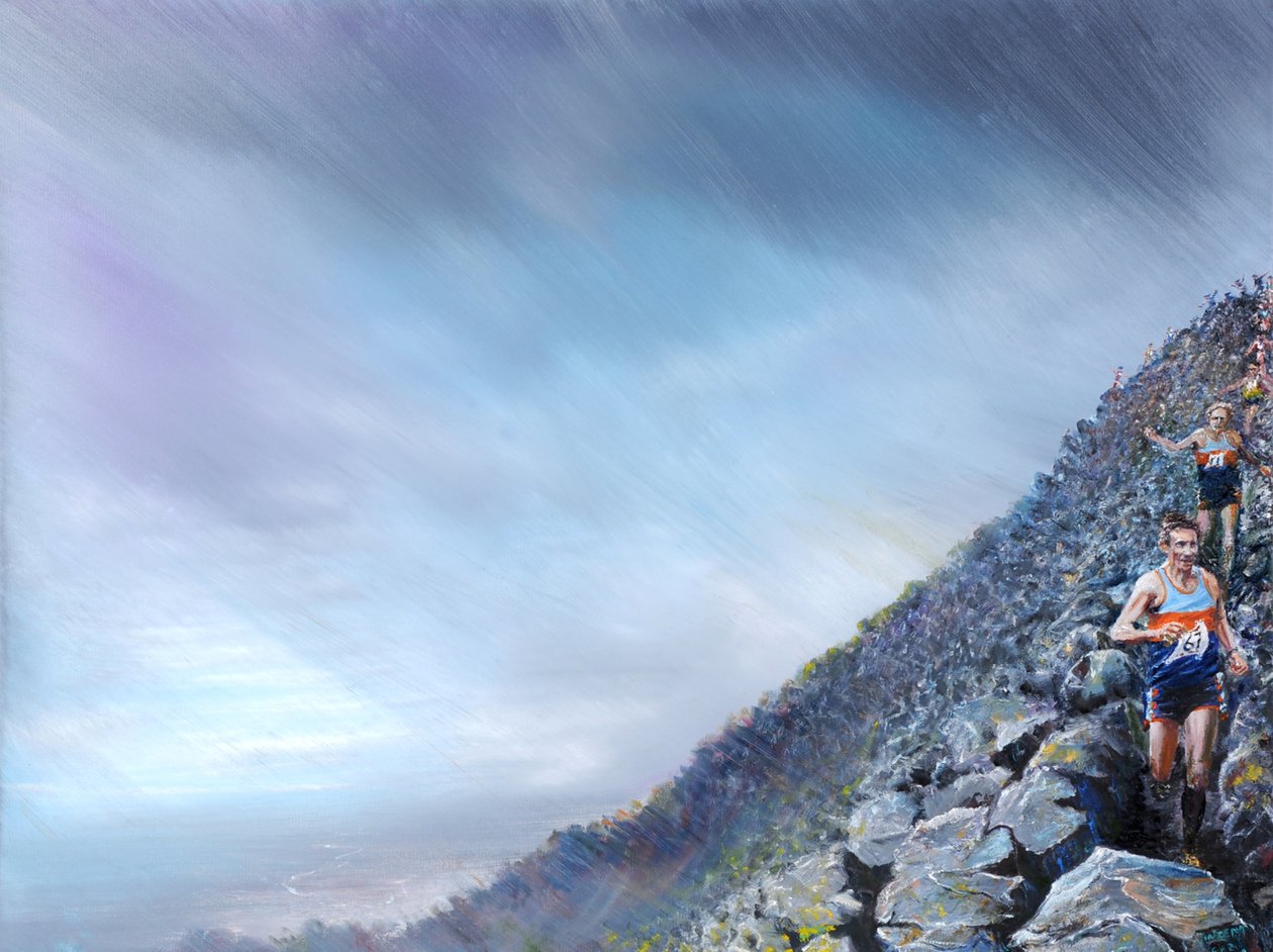 Fell Race- Toms off !, 2018, av Vincent Alexander Booth