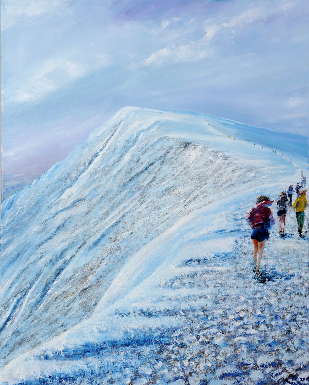 Race on Helvellyn, 2018, av Vincent Alexander Booth