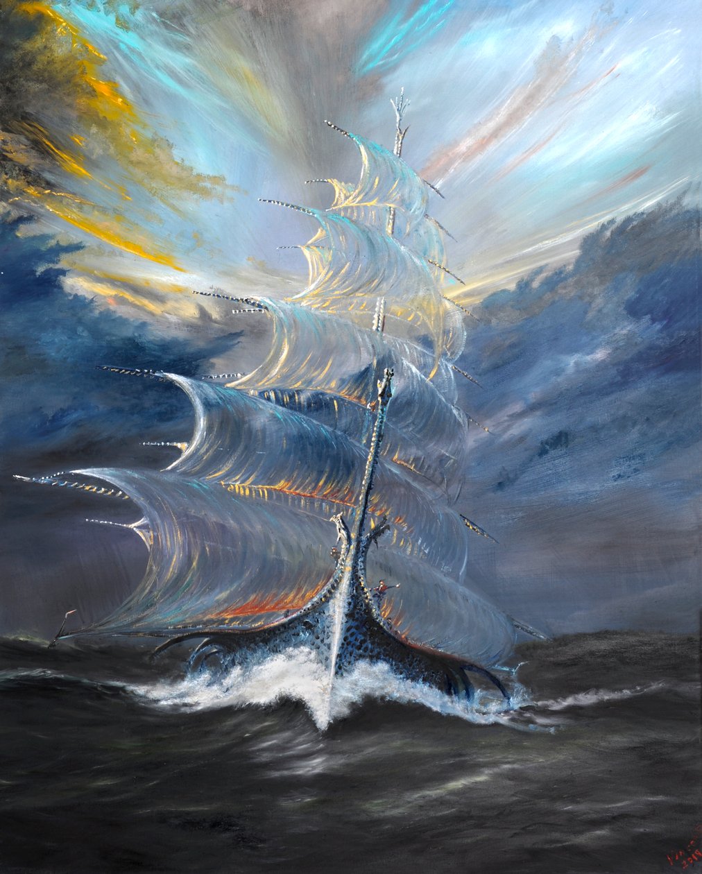 Storm Creators Beaufort Sea, 2019, av Vincent Alexander Booth
