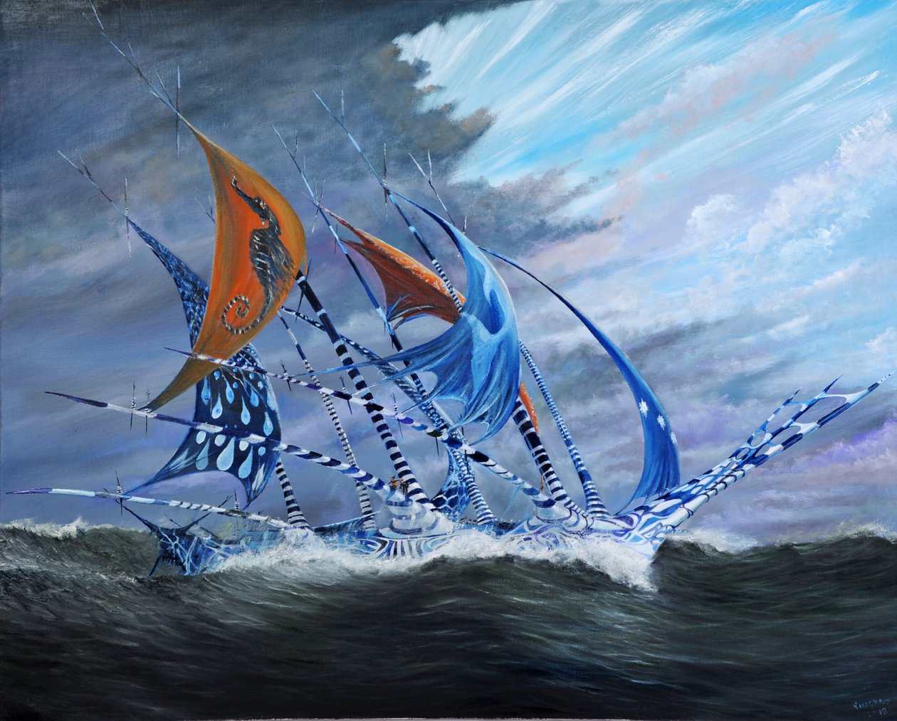 Stormskaperne Koro Sea, 2018, av Vincent Alexander Booth