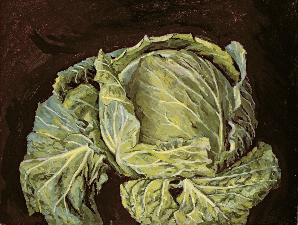 Kål stilleben, 2000 av Vincent Yorke