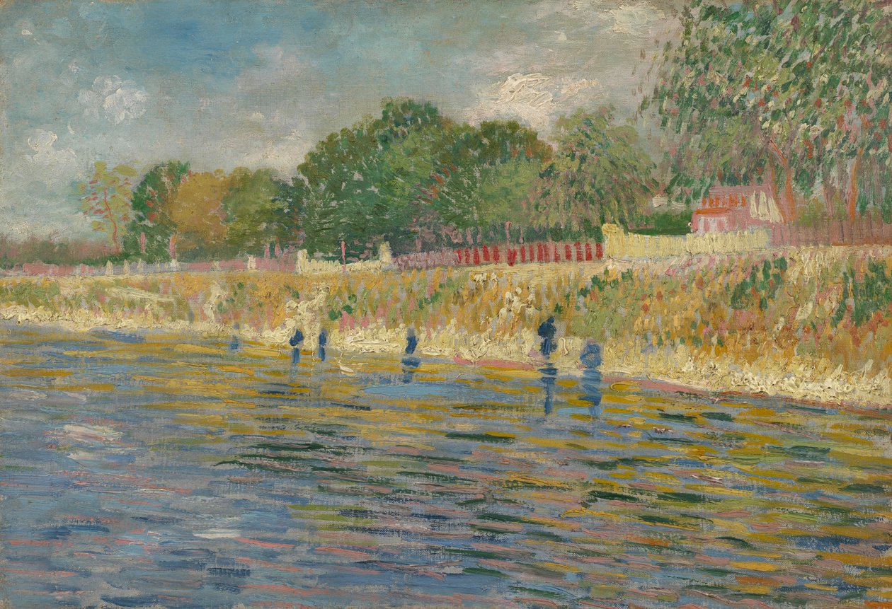 Bank of the Seine av Vincent van Gogh