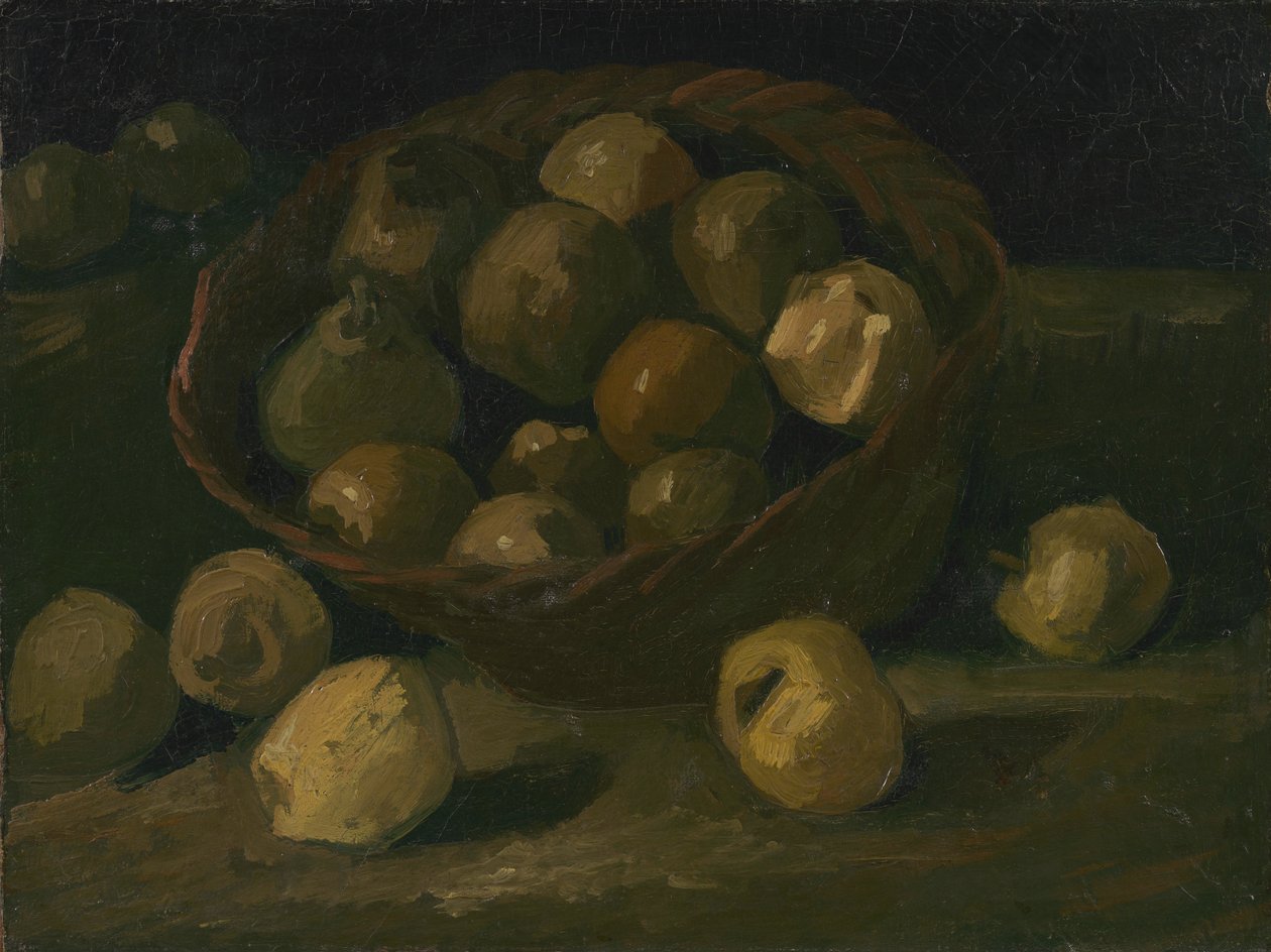 Kurv med epler av Vincent van Gogh