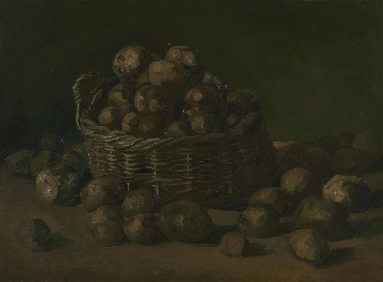Kurv med poteter av Vincent van Gogh