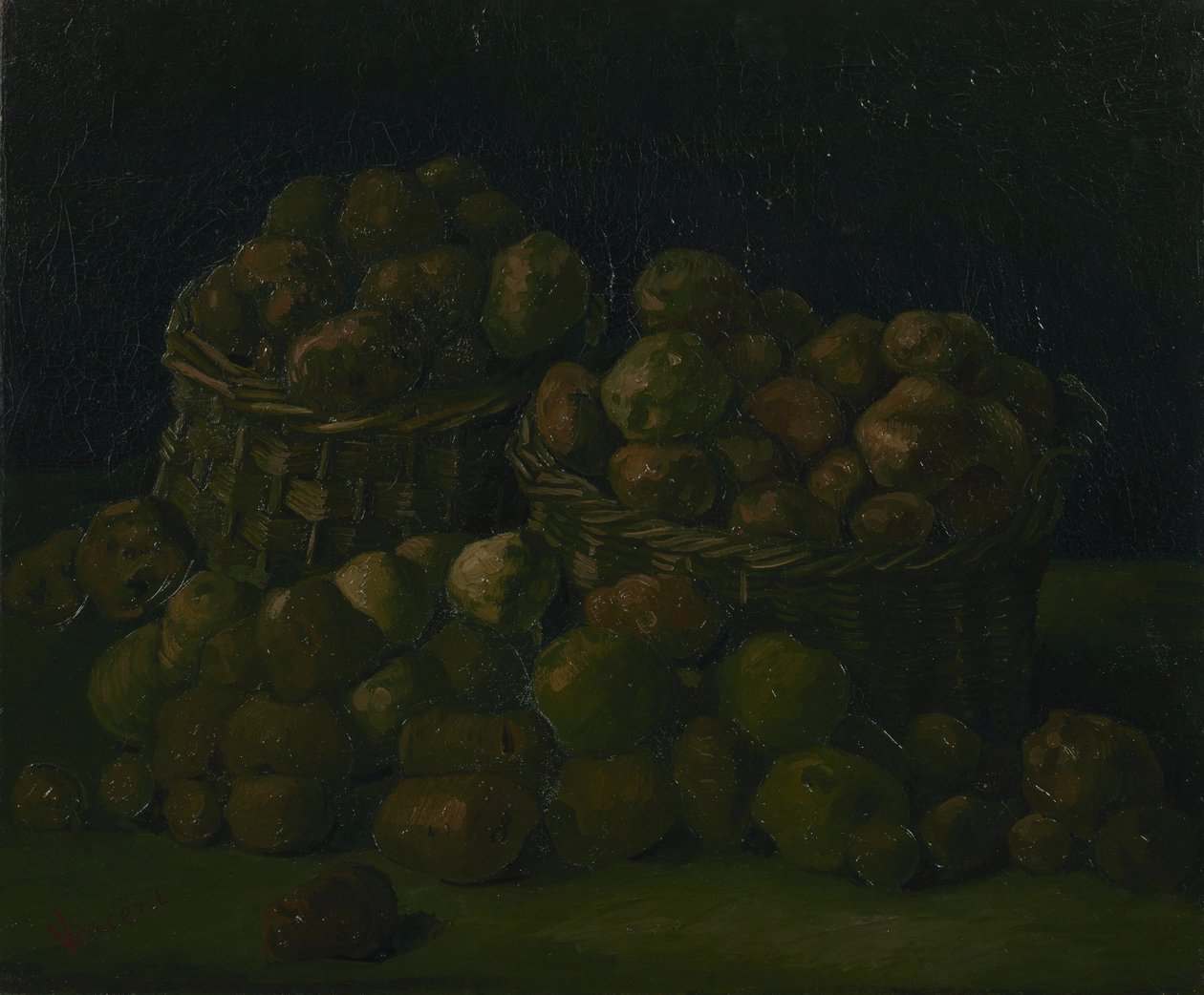 Kurver med poteter av Vincent van Gogh