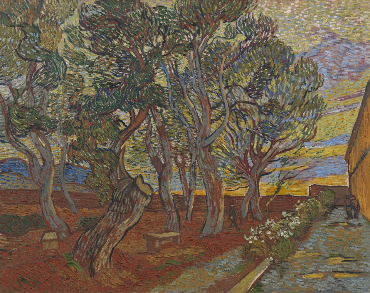 Asylens hage av Vincent van Gogh