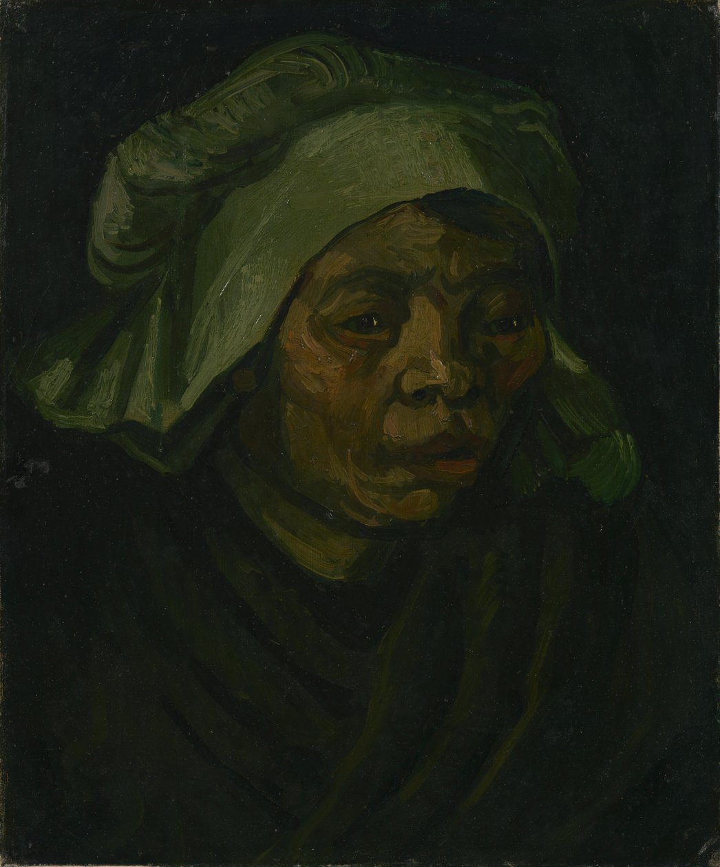 Hodet til en kvinne av Vincent van Gogh