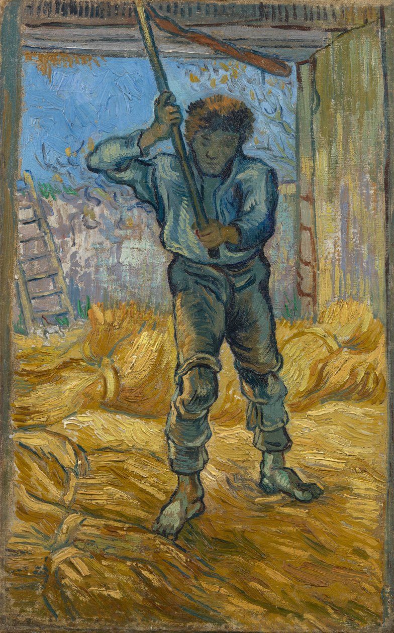 The Thresher (etter hirse) av Vincent van Gogh