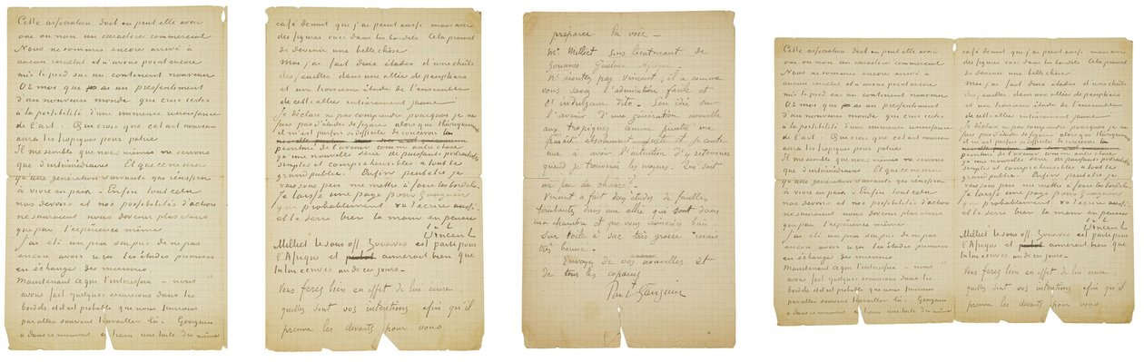 Brev fra Vincent van Gogh og Paul Gauguin til Emile Bernard av Vincent van Gogh