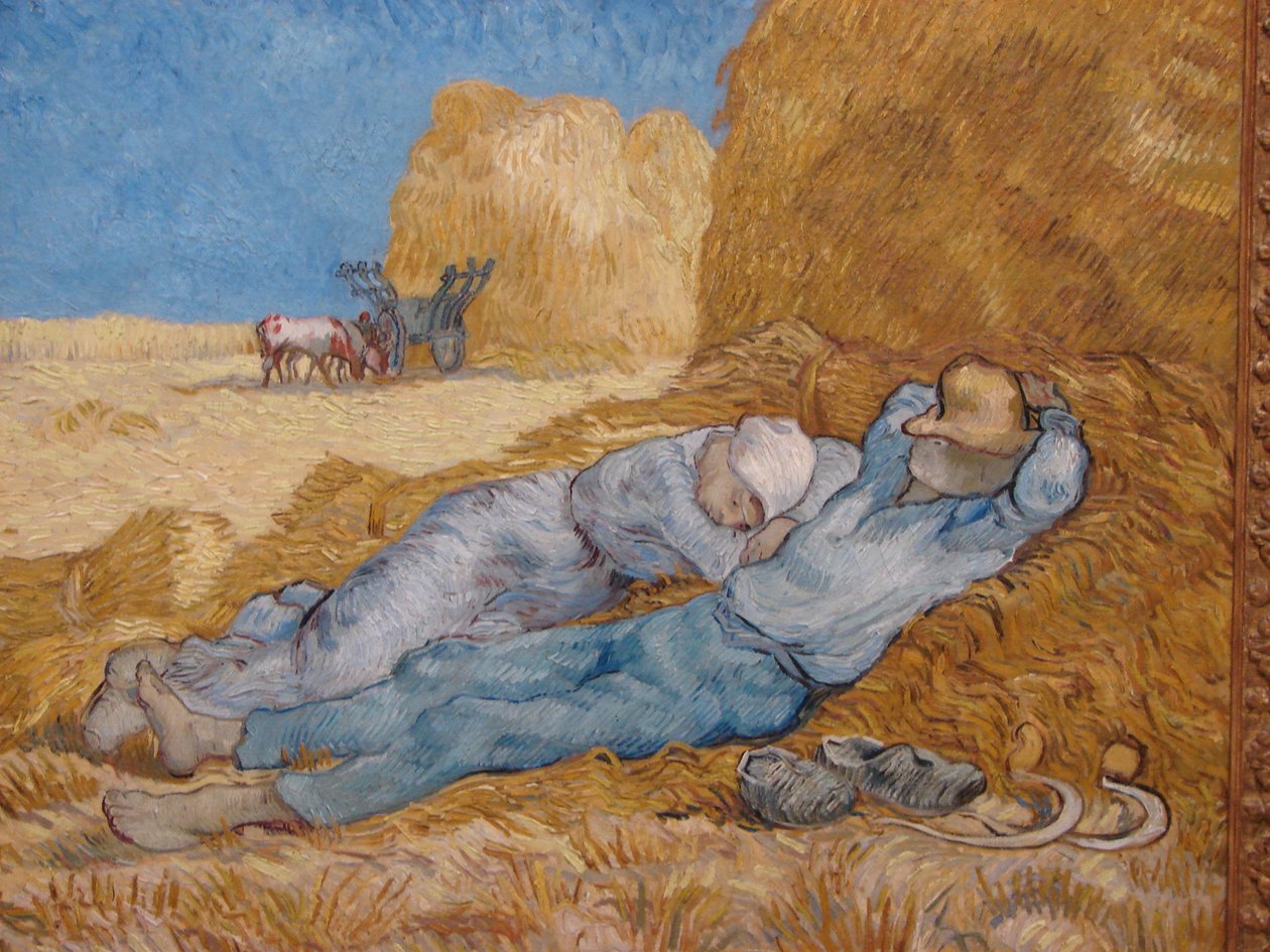 Maleri utstilt på Orsay -museet av Vincent van Gogh