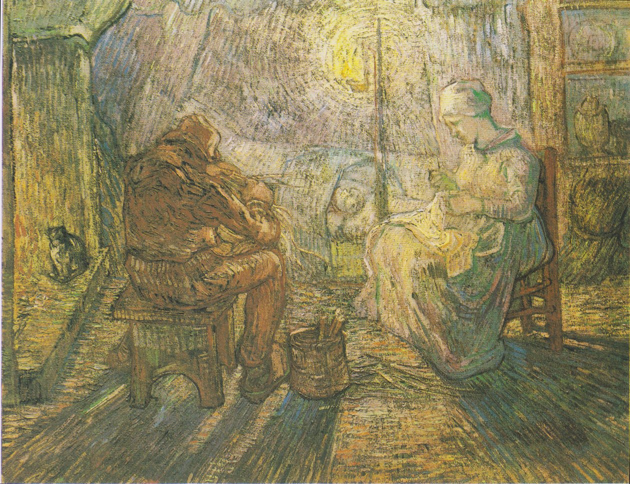 Kveldstid (etter hirse) av Vincent van Gogh