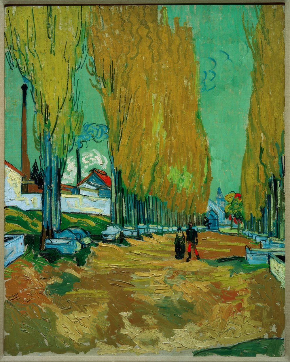 Alley of the Tombs (Les Alyscamps) av Vincent van Gogh