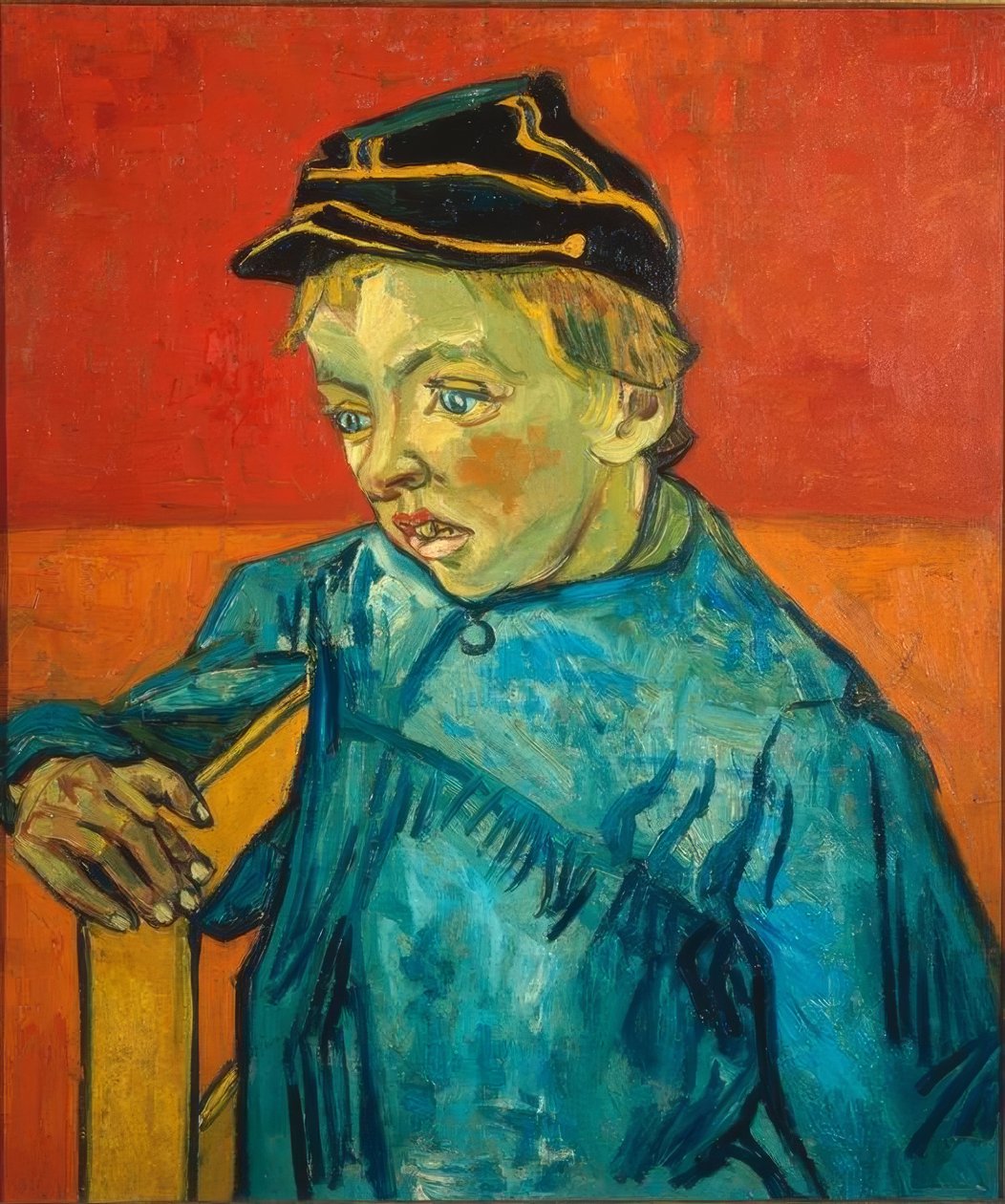 Portrett av Camille Roulin som student av Vincent van Gogh