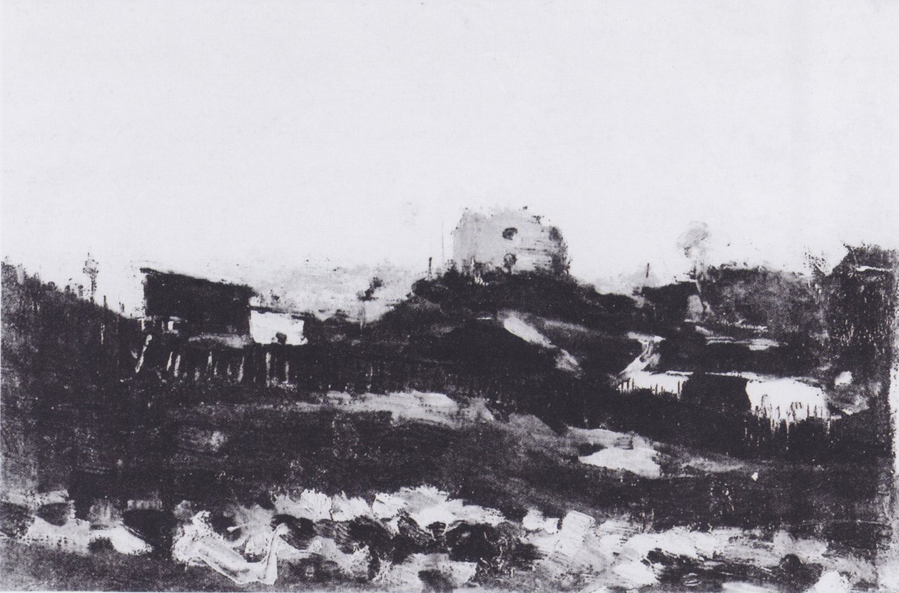 Utsikt over Montmartre med steinbruddet av Vincent van Gogh