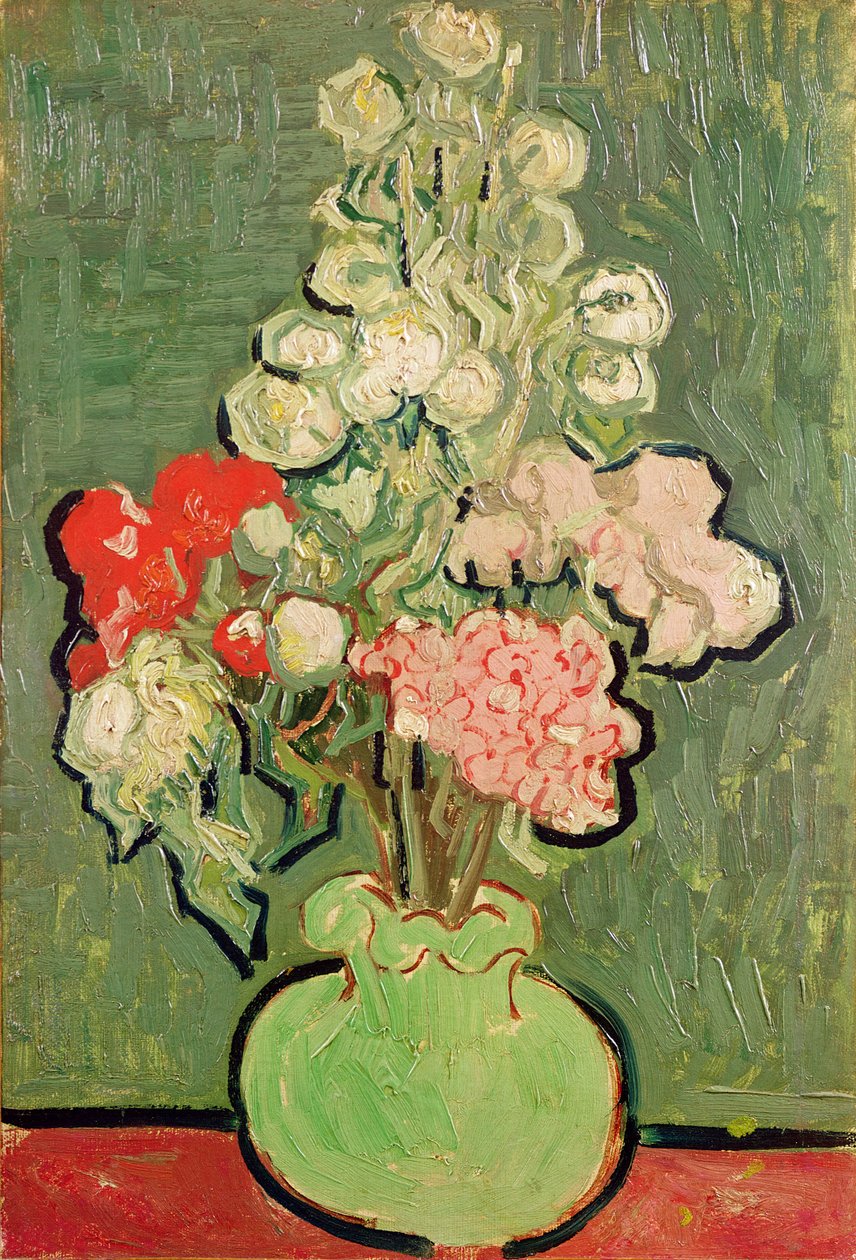 Bukett med blomster, 1890 av Vincent van Gogh