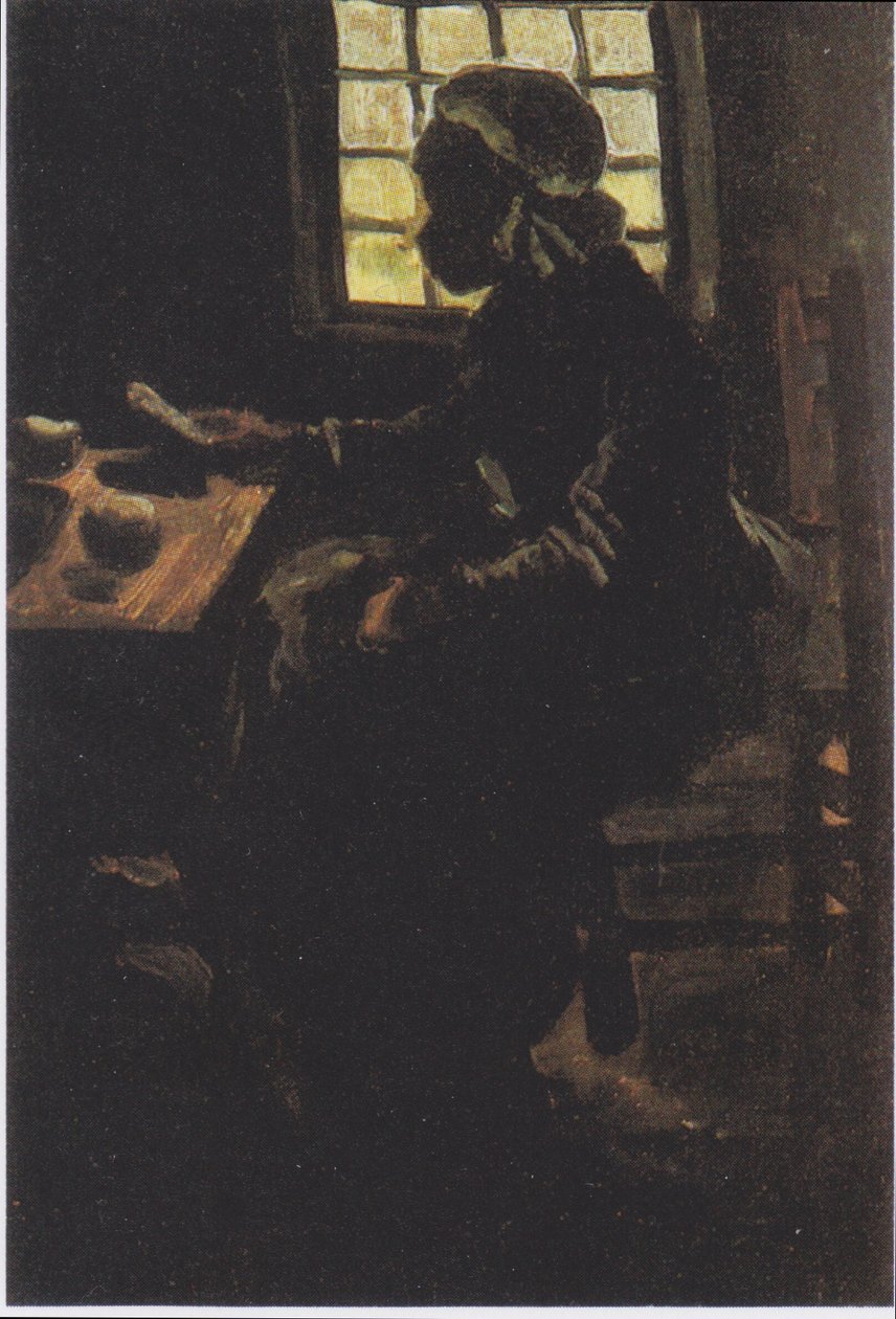 Bondens kone til måltidet av Vincent van Gogh