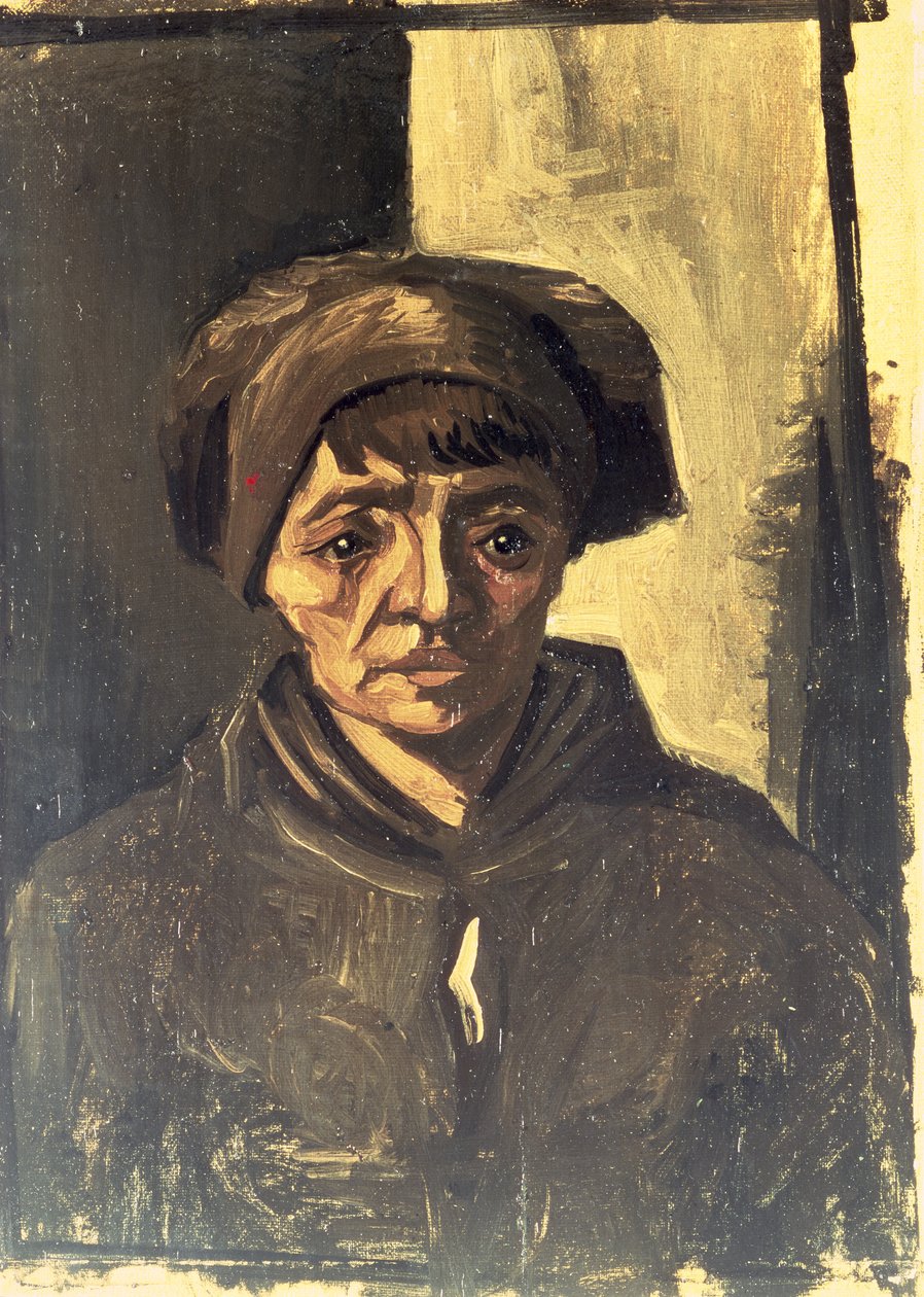 Byste av en bonde, 1884 av Vincent van Gogh