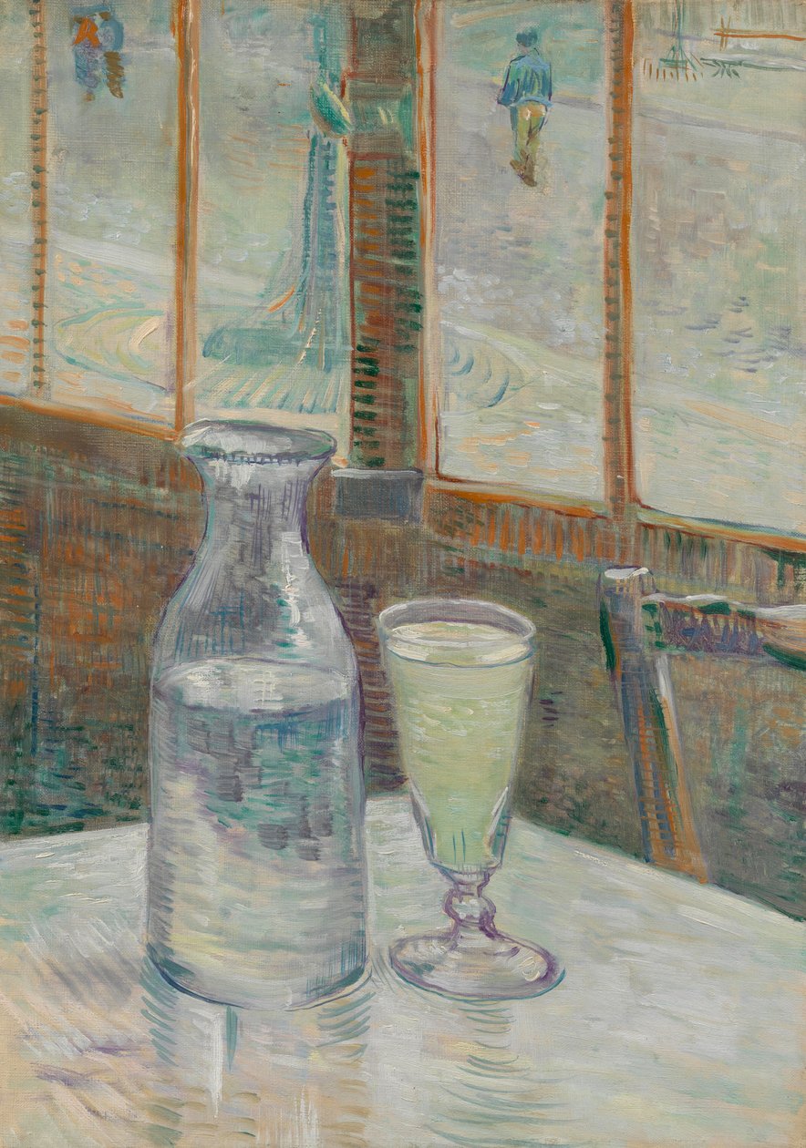Kafébord med absint av Vincent van Gogh