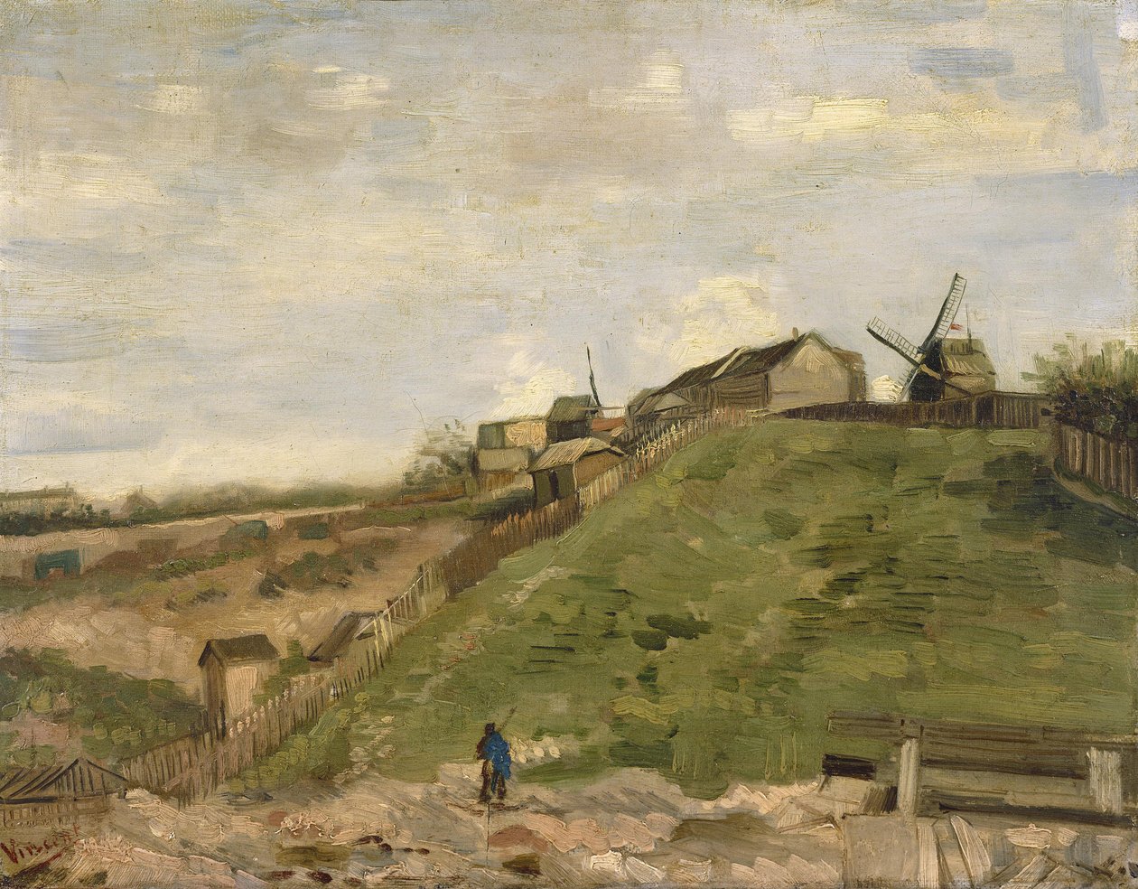 Montmartre -ås med steinbrudd av Vincent van Gogh