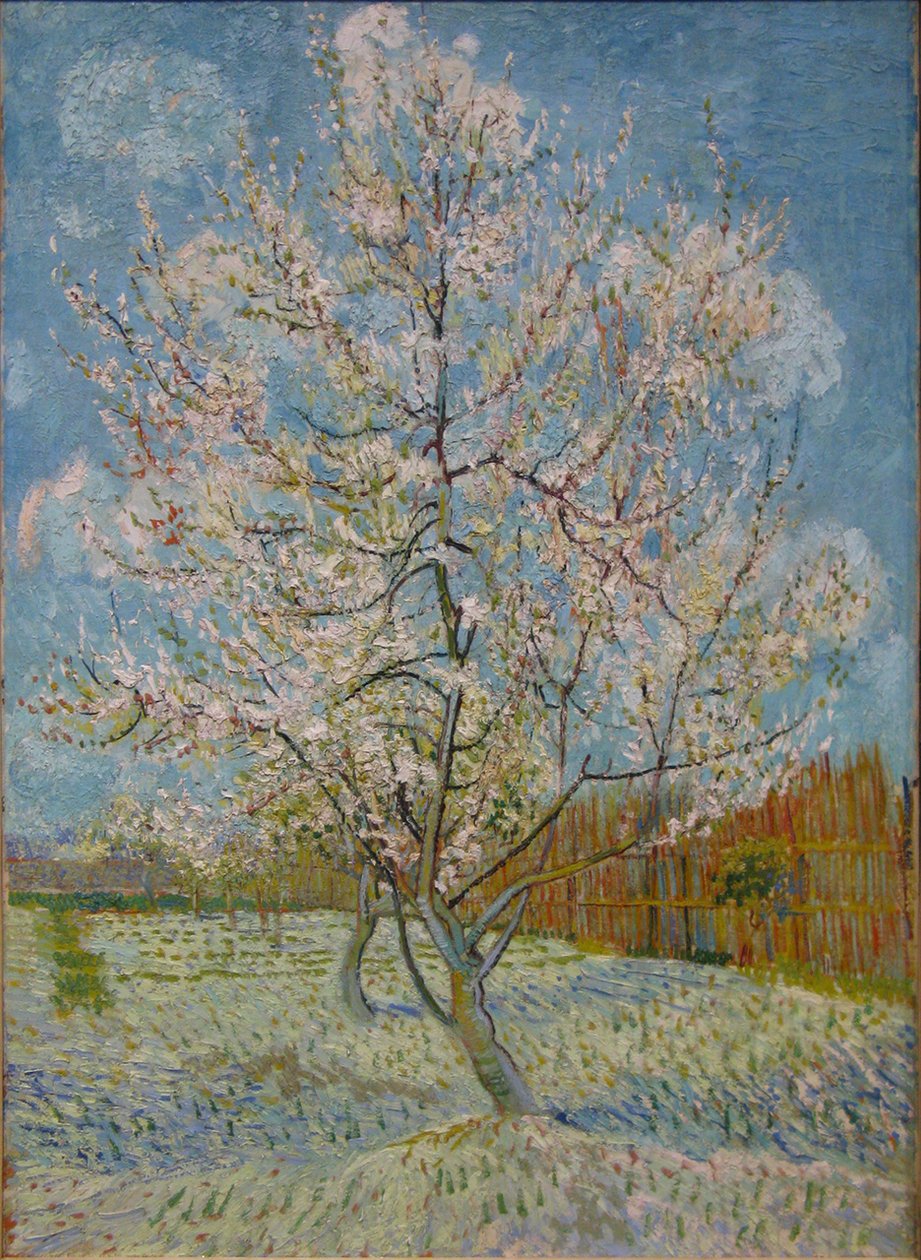 Det rosa fersketreet av Vincent van Gogh