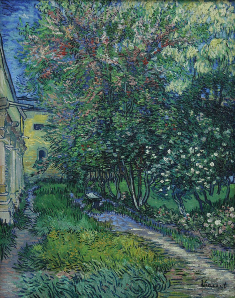Hagen til institusjonen i Saint-Rémy av Vincent van Gogh