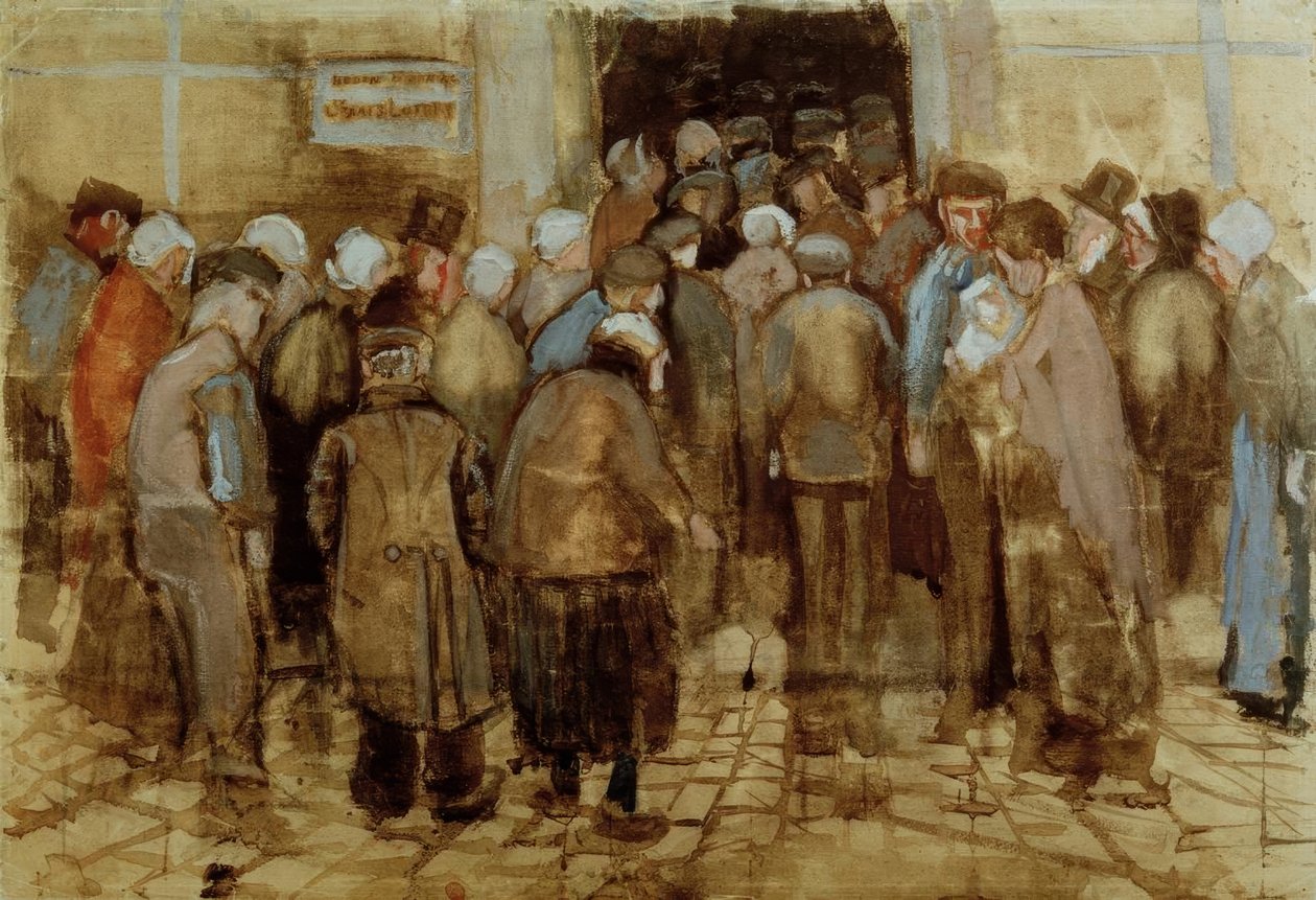 De fattige og pengene av Vincent van Gogh