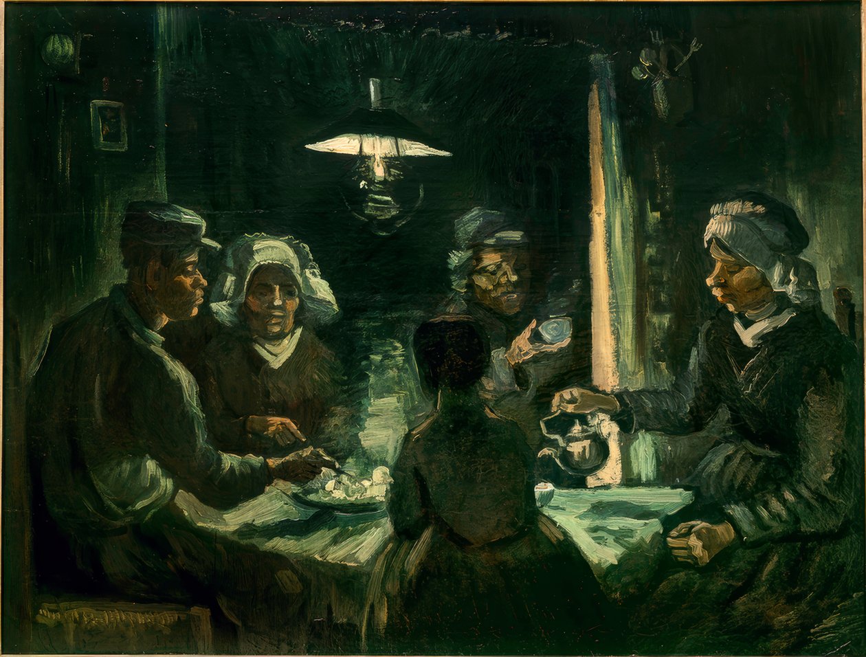 Potetspiserne av Vincent van Gogh