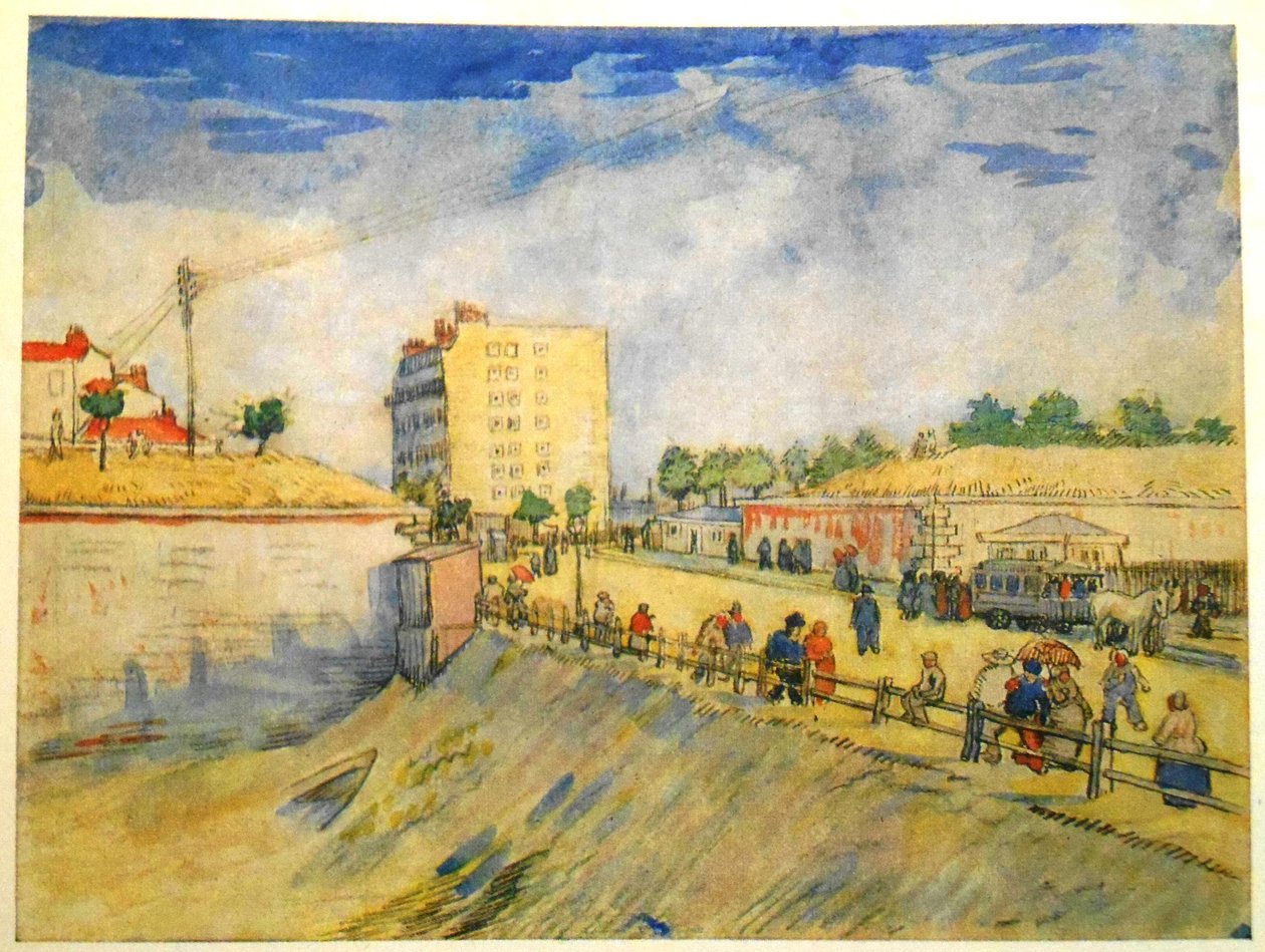 Inngang til Paris med hestevogn av Vincent van Gogh