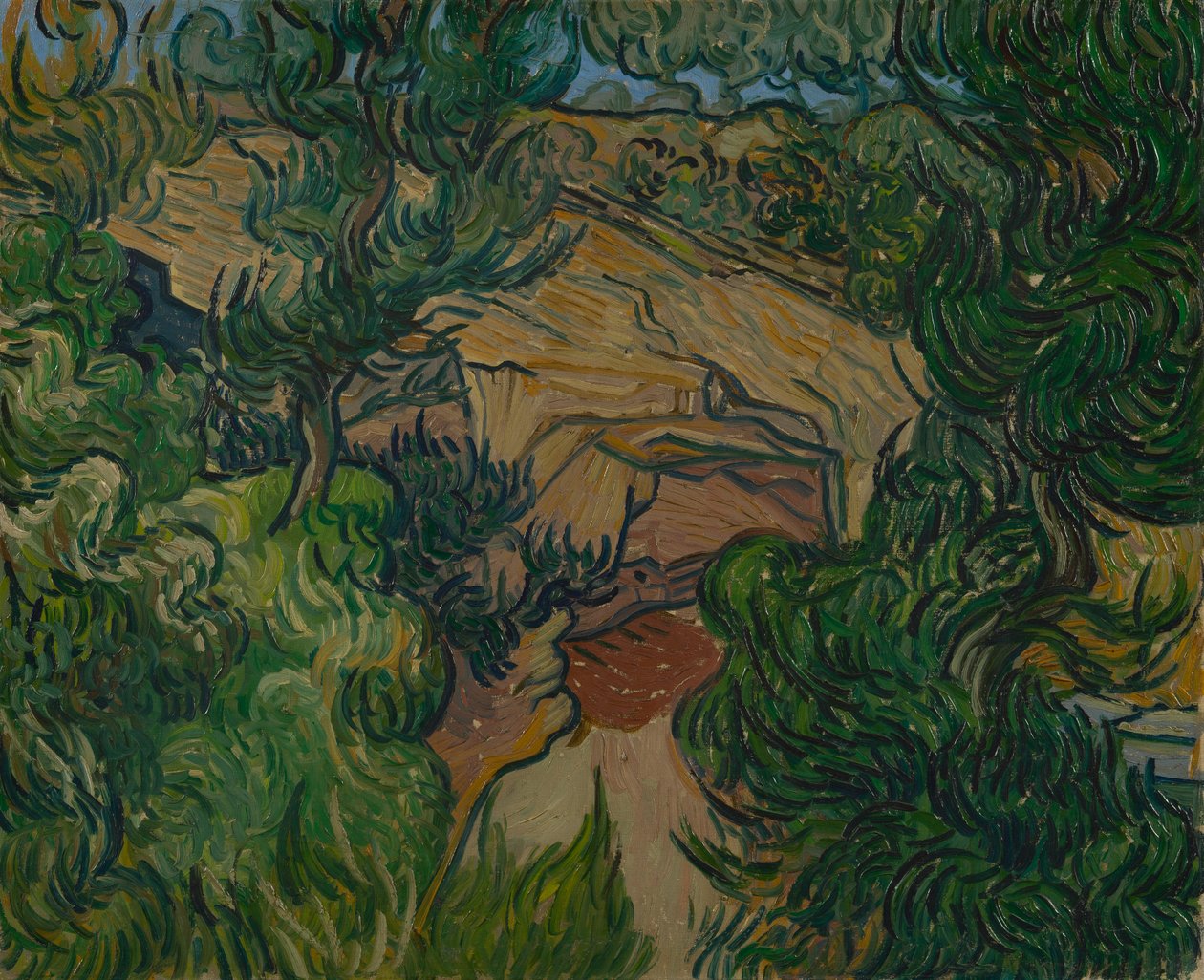 Inngang til et steinbrudd av Vincent van Gogh