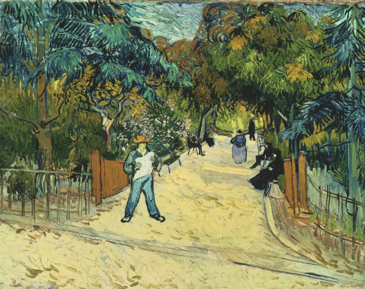 Inngang til Public Gardens i Arle av Vincent van Gogh