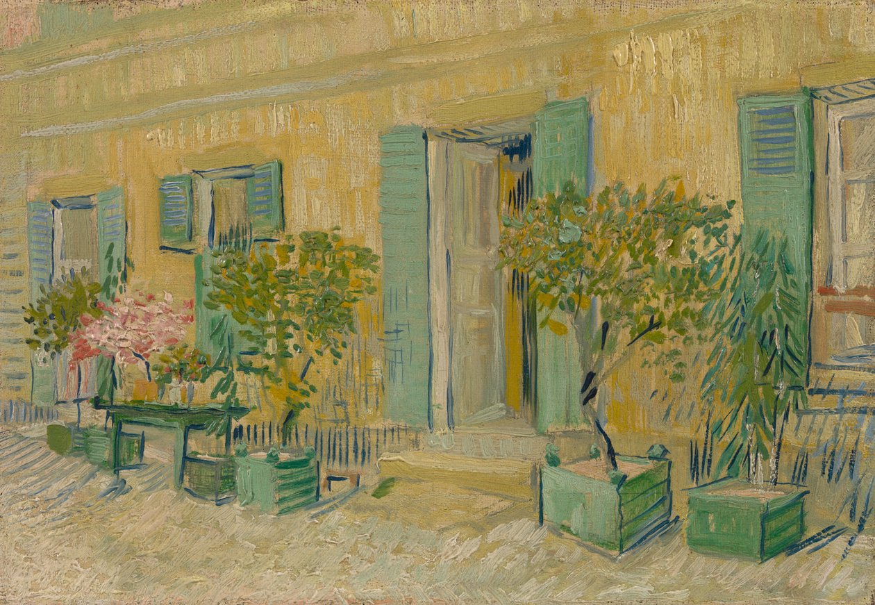 Utsiden av en restaurant i Asnières av Vincent van Gogh