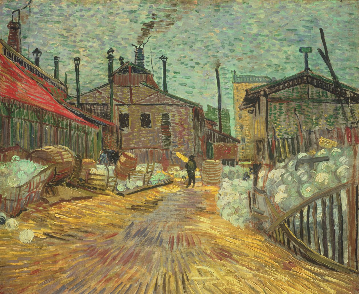 Fabrikker, 1887 av Vincent van Gogh