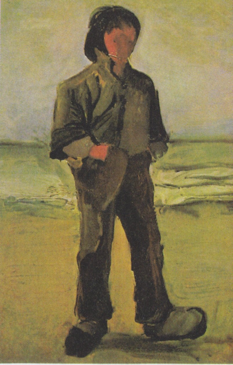 Fiskere på stranden av Vincent van Gogh