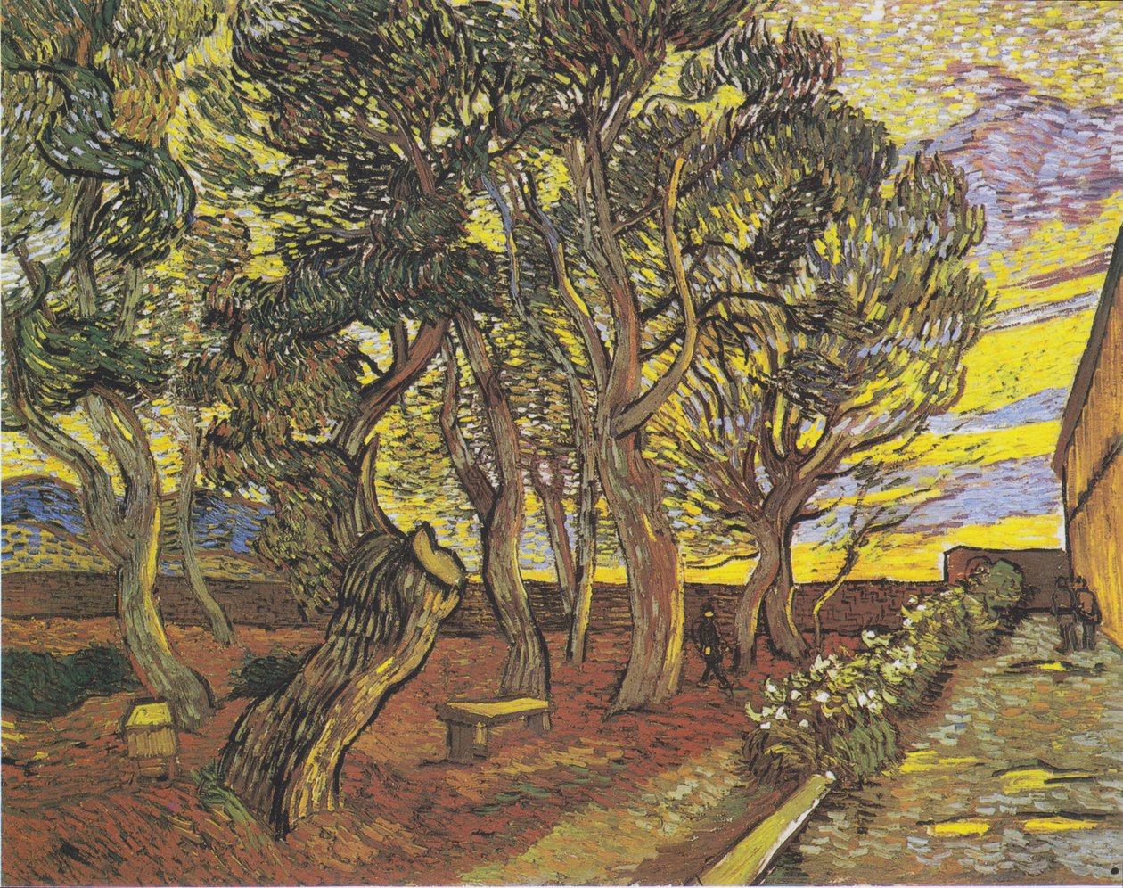 Hagen til Saint-Paul sykehuset 4 av Vincent van Gogh