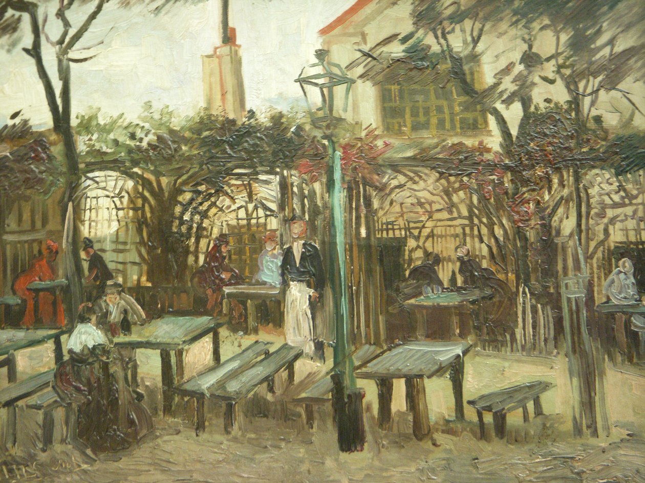 La Guinguette hagebar på Montmartre av Vincent van Gogh