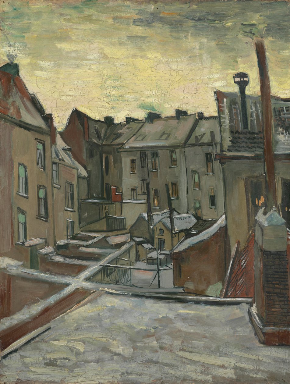 Hus sett fra baksiden av Vincent van Gogh