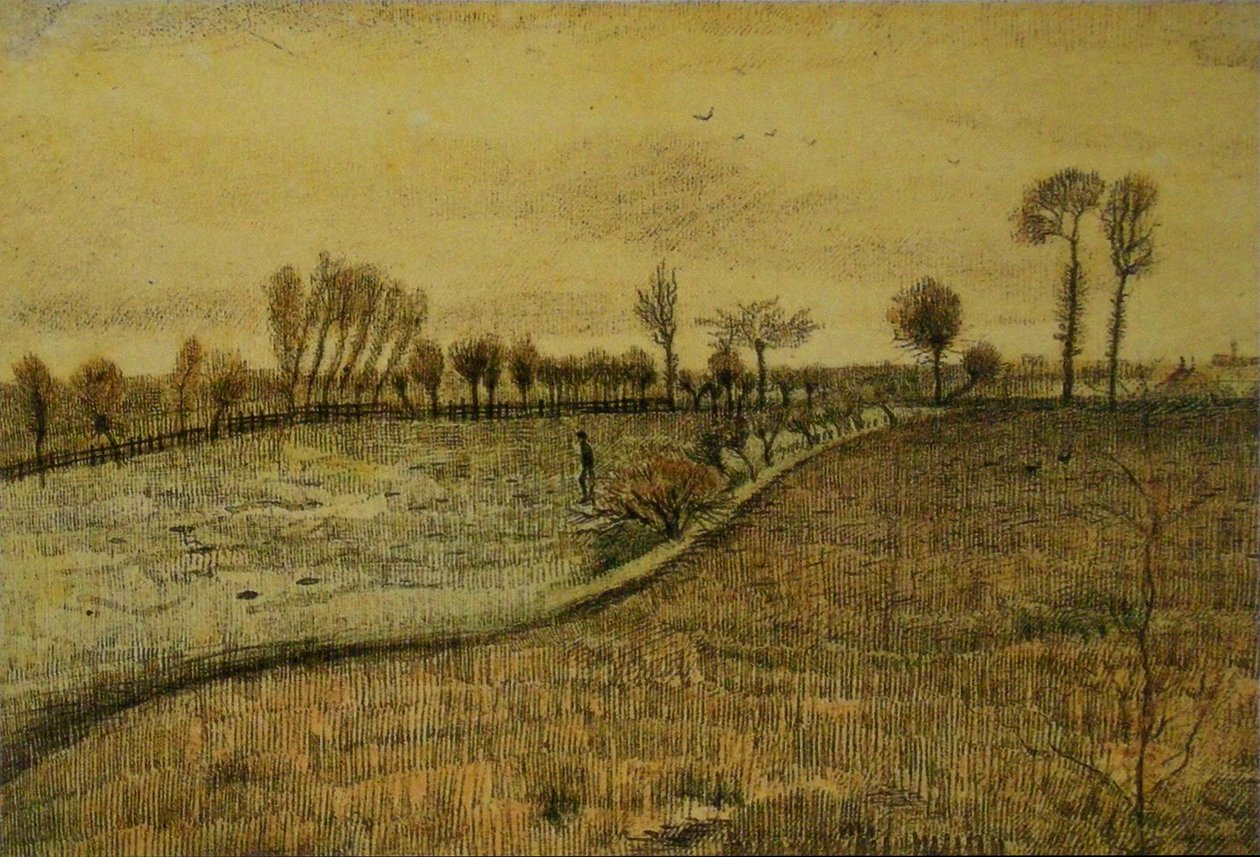 Landskap F 874v JH 3 av Vincent van Gogh