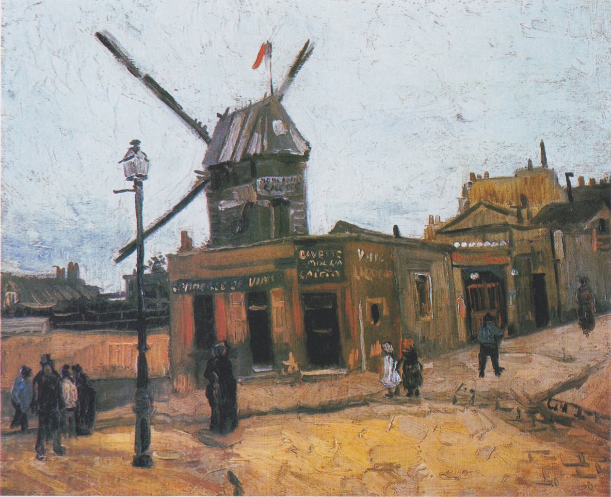 Moulin de la Galette 3 av Vincent van Gogh