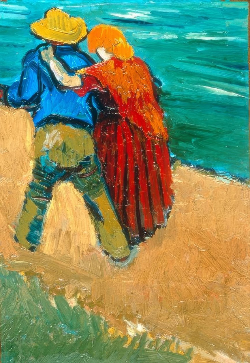 Elskere i Arles av Vincent van Gogh