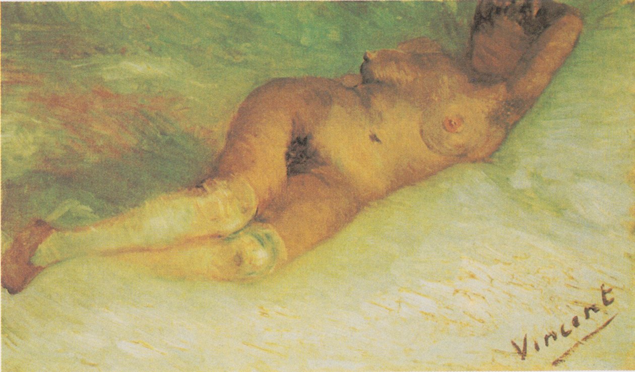 Liggende kvinnelig naken av Vincent van Gogh